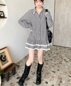 【モーメントプラス/moment+ / MEN】のダブルカラーレースフリルティアードシャツワンピース 人気、トレンドファッション・服の通販 founy(ファニー) ファッション Fashion メンズファッション Fashion for Men カーディガン Cardigan, Knitwear シャツワンピ Shirt Dress, Shirt One-Piece シューズ Shoes, Footwear シンプル Simple, Minimal ジャケット Jacket, Outerwear スニーカー Sneakers, Trainers ダブル Double, Double-Breasted ティアード Tiered, Tiered Style トレンド Trend, Trending Now フェミニン Feminine, Girly フラット Flat, Flat Shoes フリル Frill, Ruffle フレア Flare, Flared ベーシック Basic, Essential ポケット Pocket, Pocket Detail レース Lace, Lace Fabric ロング Long, Long-Length 再入荷 Restock / Back in Stock プチプライス・低価格 Affordable / Budget Price おすすめ Recommended / Our Picks エレガント 上品 Elegant thumbnail チャコールグレー|ID: prp329100004739829 ipo3291000000034239311