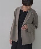 【インディヴィ/INDIVI】のダブルブレストイージージャケット【セットアップ対応】 人気、トレンドファッション・服の通販 founy(ファニー) ファッション Fashion レディースファッション Fashion for Women アウター Coat / Outerwear Collection レディースジャケット・軽アウター Jackets シンプル Simple, Minimal ジャケット Jacket, Outerwear セットアップ Set-Up, Coordinated Outfit ダブル Double, Double-Breasted リラックス Relax, Relaxed Fit thumbnail ベージュ|ID: prp329100004739832 ipo3291000000034239332