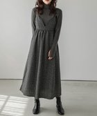 【ラジュール/Lajour】のツイード調キャミワンピース 人気、トレンドファッション・服の通販 founy(ファニー) ファッション Fashion レディースファッション Fashion for Women ワンピース Dresses キャミソールワンピース Camisole Dresses インナー Innerwear キャミワンピース Cami Dress, Slip Dress クラシカル Classical, Vintage-Inspired ツイード Twill, Twill Weave フレア Flare, Flared エレガント 上品 Elegant A/W・秋冬 Autumn/Winter thumbnail ブラック|ID: prp329100004739849 ipo3291000000034362597