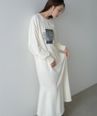 【バブ ブージュルード/Bab Bou Jeloud】の【低身長向けサイズあり】前後2WAYホックプリントマーメイドスウェットワンピース IVORY|ID: prp329100004739869 ipo3291000000035162102