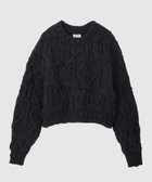 【ロペ/ROPE'】の【WEB限定カラー】【COOHEM】CRAZY ARAN PULLOVER (コーヘン/アランニット) ネイビー(40)|ID: prp329100004739870 ipo3291000000034239812