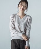 【ロートレ アモン/LAUTRE AMONT】のBrisbaneVネックニットプルオーバー≪手洗い可能≫ オフホワイト|ID: prp329100004739873 ipo3291000000034239834