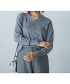 【ロートレ アモン/LAUTRE AMONT】のBrisbaneVネックニットプルオーバー≪手洗い可能≫ ライトグレー|ID: prp329100004739873 ipo3291000000034239842