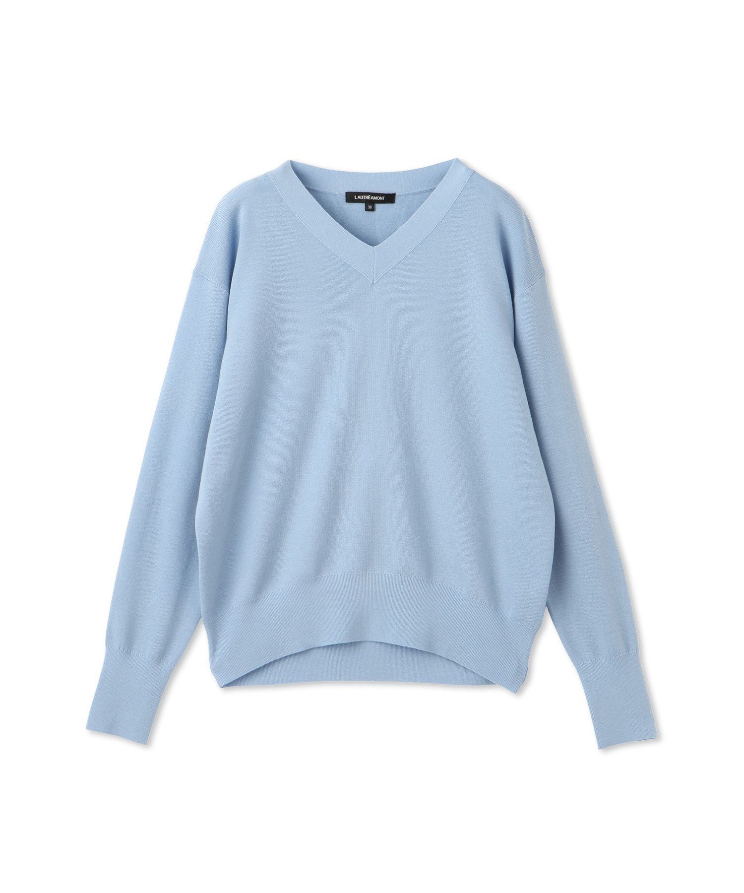 【ロートレ アモン/LAUTRE AMONT】のBrisbaneVネックニットプルオーバー≪手洗い可能≫ インテリア・キッズ・メンズ・レディースファッション・服の通販 founy(ファニー) 　ファッション　Fashion　レディースファッション　Fashion for Women　トップス・カットソー　Cut & Sew Tops　ニット　Knit Tops & Sweaters　カジュアルプルオーバー・ニットトップス　Pullovers & Knit Tops / Casual Pullovers　Vネックトップス　V-Neck Tops / V-Cut Neckline Shirts　秋　Autumn　パープル　Purple, Violet　A/W・秋冬　Autumn/Winter　2024年　2024　エレガント 上品　Elegant　ビジネス 仕事 通勤　Business / Work / Commuting　2024-2025秋冬・A/W　Autumn/Winter 2024–25 AW24–25　ライトブルー|ID: prp329100004739873 ipo3291000000034239845
