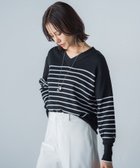 【ロートレ アモン/LAUTRE AMONT】のBrisbaneVネックニットプルオーバー≪手洗い可能≫ ブラック系その他|ID: prp329100004739873 ipo3291000000034239848