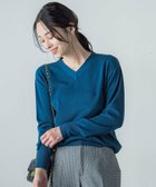【ロートレ アモン/LAUTRE AMONT】のBrisbaneVネックニットプルオーバー≪手洗い可能≫ グリーン系その他|ID: prp329100004739873 ipo3291000000034239850