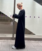 【チャオパニックティピー/CIAOPANIC TYPY】の【WEB限定】【PON企画待望のリバイバル】ウール混クルーネックニットワンピース ブラック|ID: prp329100004739879 ipo3291000000034569538