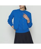 【コムサ/COMME CA】のコットンダルストレッチ ケーブルカーディガン 22:ブルー|ID: prp329100004739888 ipo3291000000034240023