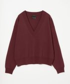 【ユナイテッドアローズ/UNITED ARROWS】のconte ハイゲージ ディープVネックニット WINE|ID:prp329100004739918