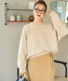 【フリークスストア/FREAK'S STORE】のスウェット ライク ラグラン ショート ニット プルオーバー【限定展開】 25AW ナチュラル|ID: prp329100004739922 ipo3291000000034240445