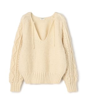 【トゥモローランド/TOMORROWLAND】のハンドニット キーネックプルオーバー 人気、トレンドファッション・服の通販 founy(ファニー) ファッション Fashion レディースファッション Fashion for Women トップス・カットソー Cut & Sew Tops ニット Knit Tops & Sweaters カジュアルプルオーバー・ニットトップス Pullovers & Knit Tops / Casual Pullovers ウォーム Warm Fabric コンパクト Compact, Small Size スリーブ Sleeve, Long Sleeve / Short Sleeve 手編み Hand-Knitted, Handmade Knit ハンド Hand, Handmade ロング Long, Long-Length ワイド Wide, Wide Fit A/W・秋冬 Autumn/Winter おすすめ Recommended / Our Picks |ID:prp329100004739924