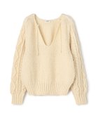 【トゥモローランド/TOMORROWLAND】のハンドニット キーネックプルオーバー 人気、トレンドファッション・服の通販 founy(ファニー) ファッション Fashion レディースファッション Fashion for Women トップス・カットソー Cut & Sew Tops ニット Knit Tops & Sweaters カジュアルプルオーバー・ニットトップス Pullovers & Knit Tops / Casual Pullovers ウォーム Warm Fabric コンパクト Compact, Small Size スリーブ Sleeve, Long Sleeve / Short Sleeve 手編み Hand-Knitted, Handmade Knit ハンド Hand, Handmade ロング Long, Long-Length ワイド Wide, Wide Fit A/W・秋冬 Autumn/Winter おすすめ Recommended / Our Picks thumbnail 11 ホワイト|ID: prp329100004739924 ipo3291000000034240466