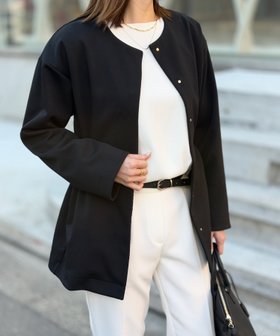【スタイルドア/STYLEDOOR】の【オケージョンにも◎】ライトダンボールノーカラーミドルコート 人気、トレンドファッション・服の通販 founy(ファニー) ファッション Fashion レディースファッション Fashion for Women アウター Coat / Outerwear Collection コート・ロングコート・ピーコート Long Coats, Peacoats & More インナー Innerwear オケージョン Occasion Wear シンプル Simple, Minimal タートル Turtleneck, Turtle Collar ペンシル Pencil, Pencil Skirt ボトム Bottoms, Lower Wear ワイド Wide, Wide Fit |ID:prp329100004740291