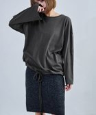 【ビーフラット/bflat】の【M-5L】2WAYバルーントップス 長袖 ロングスリーブ カットソー バルーンシルエット チャコールグレー|ID: prp329100004740304 ipo3291000000034244108