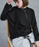 【ビーフラット/bflat】の【M-5L】2WAYバルーントップス 長袖 ロングスリーブ カットソー バルーンシルエット ブラック|ID: prp329100004740304 ipo3291000000034244111