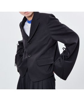 【アダム エ ロペ/ADAM ET ROPE'】のBOXY SHEERING SHORT JKT 人気、トレンドファッション・服の通販 founy(ファニー) ファッション Fashion レディースファッション Fashion for Women ユニセックス Unisex, Genderless イレギュラー Irregular Design コンパクト Compact, Small Size ジャケット Jacket, Outerwear ドローコード Drawcord, Drawstring Cord バランス Balance, Style Balance ポケット Pocket, Pocket Detail メンズ Men's, Menswear |ID:prp329100004740319