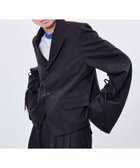 【アダム エ ロペ/ADAM ET ROPE'】のBOXY SHEERING SHORT JKT 人気、トレンドファッション・服の通販 founy(ファニー) ファッション Fashion レディースファッション Fashion for Women ユニセックス Unisex, Genderless イレギュラー Irregular Design コンパクト Compact, Small Size ジャケット Jacket, Outerwear ドローコード Drawcord, Drawstring Cord バランス Balance, Style Balance ポケット Pocket, Pocket Detail メンズ Men's, Menswear thumbnail ブラック(01)|ID: prp329100004740319 ipo3291000000034244264