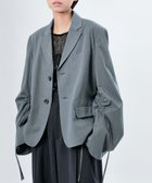 【アダム エ ロペ/ADAM ET ROPE'】のBOXY SHEERING SHORT JKT 人気、トレンドファッション・服の通販 founy(ファニー) ファッション Fashion レディースファッション Fashion for Women ユニセックス Unisex, Genderless イレギュラー Irregular Design コンパクト Compact, Small Size ジャケット Jacket, Outerwear ドローコード Drawcord, Drawstring Cord バランス Balance, Style Balance ポケット Pocket, Pocket Detail メンズ Men's, Menswear thumbnail ライトグレー(08)|ID: prp329100004740319 ipo3291000000034244266