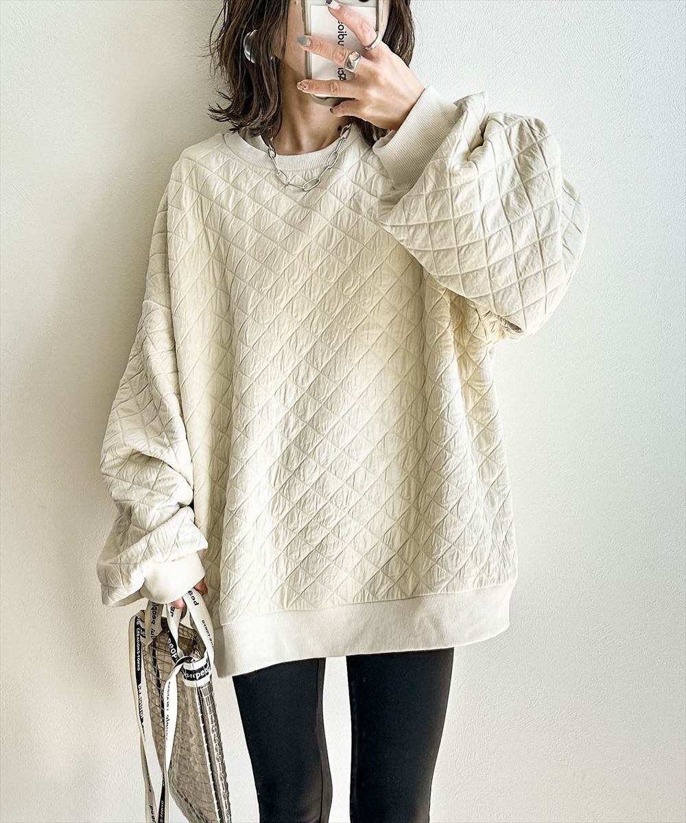 【ラジュール/Lajour】のキルティングトップス 人気、トレンドファッション・服の通販 founy(ファニー) 　ファッション　Fashion　レディースファッション　Fashion for Women　トップス・カットソー　Cut & Sew Tops　おすすめ　Recommended / Our Picks　キルト　Quilt, Quilted Fabric　コラボ　Collaboration, Collab　シンプル　Simple, Minimal　フェミニン　Feminine, Girly　フレア　Flare, Flared　ルーズ　Loose, Oversized　人気　Popular, Best Seller　 other-1|ID: prp329100004740323 ipo3291000000034436776