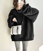 【ラジュール/Lajour】のキルティングトップス 人気、トレンドファッション・服の通販 founy(ファニー) ファッション Fashion レディースファッション Fashion for Women トップス・カットソー Cut & Sew Tops おすすめ Recommended / Our Picks キルト Quilt, Quilted Fabric コラボ Collaboration, Collab シンプル Simple, Minimal フェミニン Feminine, Girly フレア Flare, Flared ルーズ Loose, Oversized 人気 Popular, Best Seller thumbnail ブラック|ID: prp329100004740323 ipo3291000000034436780