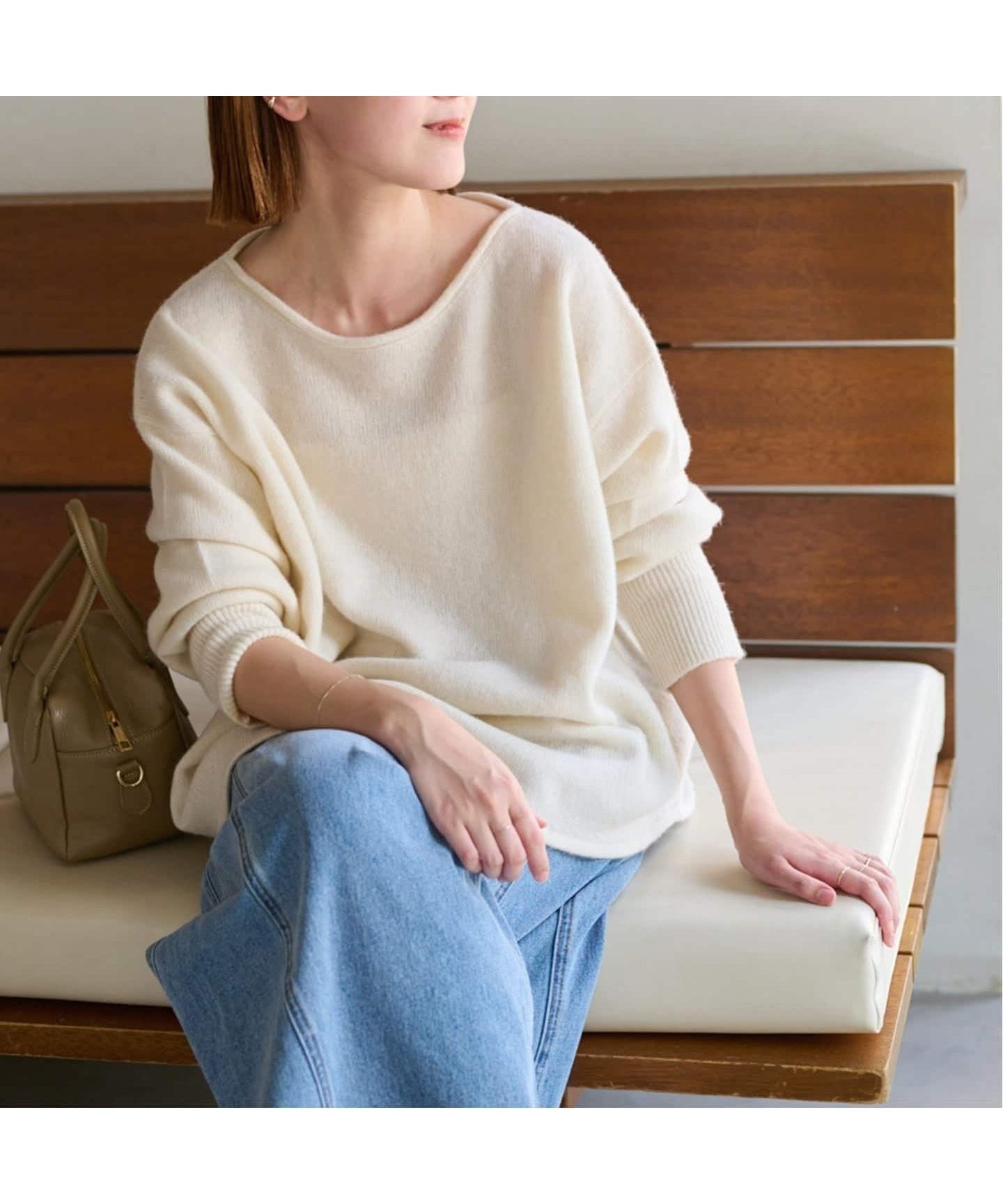 【ジャーナルスタンダード レリューム/JOURNAL STANDARD relume】の25AW新作 ラムウールボートネックルーズプルオーバー インテリア・キッズ・メンズ・レディースファッション・服の通販 founy(ファニー) 　ファッション　Fashion　レディースファッション　Fashion for Women　トップス・カットソー　Cut & Sew Tops　カジュアルプルオーバー・ニットトップス　Pullovers & Knit Tops / Casual Pullovers　2025年　2025　2025-2026秋冬・A/W　Autumn/Winter 2025–26 AW25–26　おすすめ　Recommended / Our Picks　カットソー　Cut and Sewn Top　シンプル　Simple, Minimal　リラックス　Relax, Relaxed Fit　ナチュラル|ID: prp329100004740355 ipo3291000000034602667