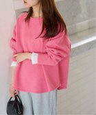 【ジャーナルスタンダード レリューム/JOURNAL STANDARD relume】の25AW新作 ラムウールボートネックルーズプルオーバー 人気、トレンドファッション・服の通販 founy(ファニー) ファッション Fashion レディースファッション Fashion for Women トップス・カットソー Cut & Sew Tops カジュアルプルオーバー・ニットトップス Pullovers & Knit Tops / Casual Pullovers 2025年 2025 2025-2026秋冬・A/W Autumn/Winter 2025–26 AW25–26 おすすめ Recommended / Our Picks カットソー Cut and Sewn Top シンプル Simple, Minimal リラックス Relax, Relaxed Fit thumbnail ピンク B|ID: prp329100004740355 ipo3291000000034602668