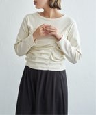 【ノッチ/notch】のテレコシャーリングプルオーバー 人気、トレンドファッション・服の通販 founy(ファニー) ファッション Fashion レディースファッション Fashion for Women トップス・カットソー Cut & Sew Tops カジュアルプルオーバー・ニットトップス Pullovers & Knit Tops / Casual Pullovers インナー Innerwear カーディガン Cardigan, Knitwear シャーリング Shirring, Ruched シンプル Simple, Minimal ジャケット Jacket, Outerwear スラックス Slacks, Dress Pants タイトスカート Pencil Skirt, Tight Skirt テレコ Ribbed, Rib Stitch デニム Denim, Jeans Material ドレープ Drape, Draping Fabric フィット Fit, Slim Fit エレガント 上品 Elegant thumbnail アイボリー|ID: prp329100004740357 ipo3291000000034244941