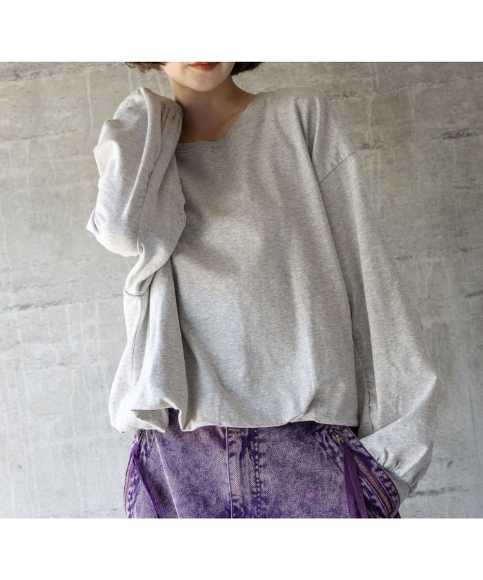 【ニコアンド/niko and】の袖シャーリングバルーンプルオーバー インテリア・キッズ・メンズ・レディースファッション・服の通販 founy(ファニー) https://founy.com/ ファッション Fashion レディースファッション Fashion for Women トップス・カットソー Cut & Sew Tops カジュアルプルオーバー・ニットトップス Pullovers & Knit Tops / Casual Pullovers おすすめ Recommended / Our Picks スウェット / スエット Sweatshirt, Sweatwear チェック Check, Plaid, Tartan バルーン Balloon, Balloon Silhouette ルーズ Loose, Oversized ロング Long, Long-Length A/W・秋冬 Autumn/Winter |ID: prp329100004740366 ipo3291000000034245088