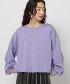 【ニコアンド/niko and】の袖シャーリングバルーンプルオーバー パープル90|ID: prp329100004740366 ipo3291000000034245094
