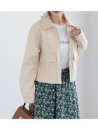 【テチチ/Te chichi】の【宮本茉由着用】ダブルポケットジップジャケット《2025spring catalog item》 クリーム|ID: prp329100004740368 ipo3291000000034245152