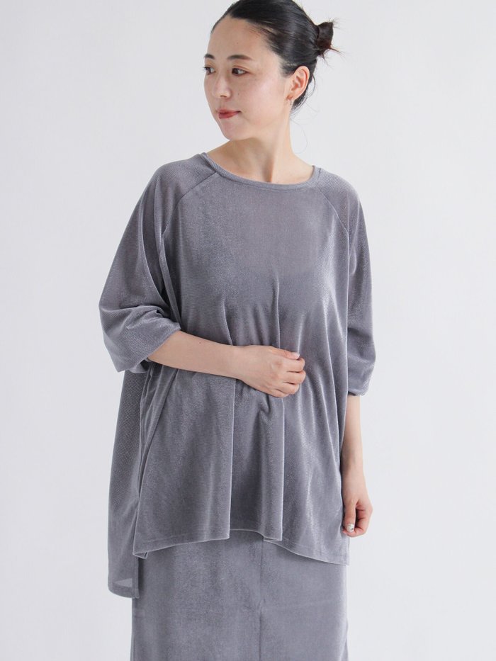 【サマンサモスモス/Samansa Mos2】のシアーベロアプルオーバー インテリア・キッズ・メンズ・レディースファッション・服の通販 founy(ファニー) https://founy.com/ ファッション Fashion レディースファッション Fashion for Women トップス・カットソー Cut & Sew Tops カジュアルプルオーバー・ニットトップス Pullovers & Knit Tops / Casual Pullovers ベロアトップス Velour Tops / Velvet-Look Items シアー Sheer, See-Through セットアップ Set-Up, Coordinated Outfit ベロア Velour, Soft Velvet エレガント 上品 Elegant |ID: prp329100004740370 ipo3291000000034245186