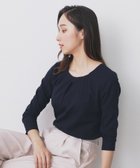 【インデックス/INDEX】のフロントタックトップス【洗濯機洗い可/UVケア】 人気、トレンドファッション・服の通販 founy(ファニー) ファッション Fashion レディースファッション Fashion for Women トップス・カットソー Cut & Sew Tops シンプル Simple, Minimal スマート Smart, Elegant フロント Front, Front Design ミラノ Milano Style, Italian-Inspired ミラノリブ Milano Rib, Milano Stitch エレガント 上品 Elegant 長袖 Long Sleeve, Full Sleeve thumbnail ネイビー|ID: prp329100004740373 ipo3291000000034245243