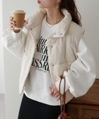 【ディスコート/Discoat】の【WEB限定】コンパクトスタンドダウンベスト アイボリー|ID: prp329100004740377 ipo3291000000034430194