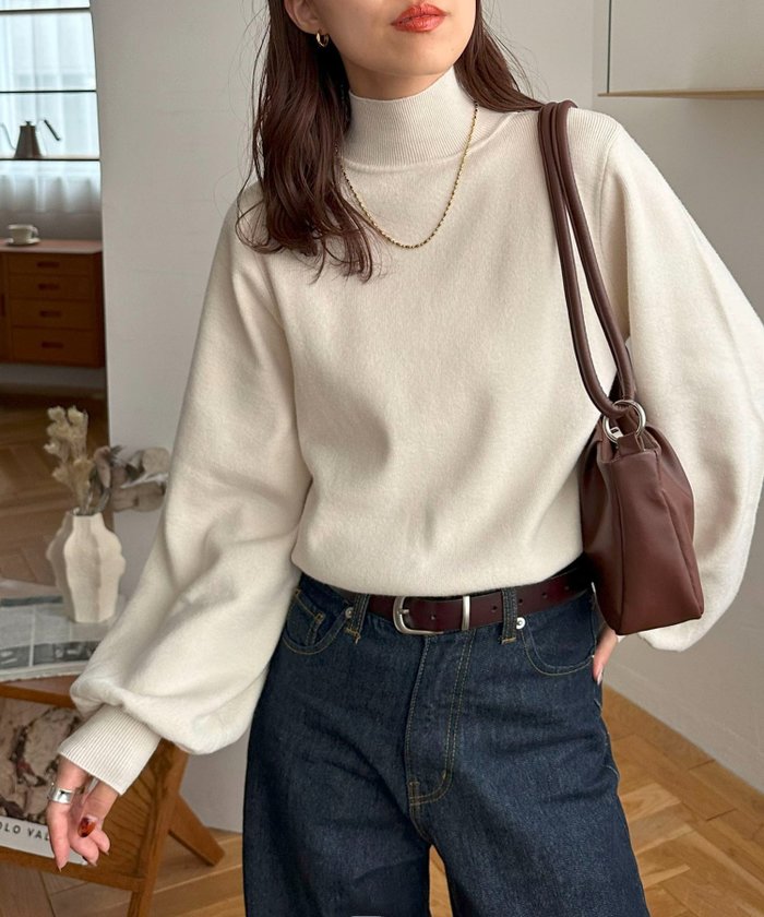 【ディスコート/Discoat】の【WEB限定】ハイネックニット インテリア・キッズ・メンズ・レディースファッション・服の通販 founy(ファニー) https://founy.com/ ファッション Fashion レディースファッション Fashion for Women トップス・カットソー Cut & Sew Tops ニット Knit Tops & Sweaters ハイネック High Neck, Mock Neck |ID: prp329100004740406 ipo3291000000034245815