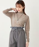 【シップス フォー ウィメン/SHIPS】のSHIPS Colors 手洗い可能 メッシュ ポリエステルベロア タートルネック トップス グレー|ID: prp329100004740413 ipo3291000000034245974