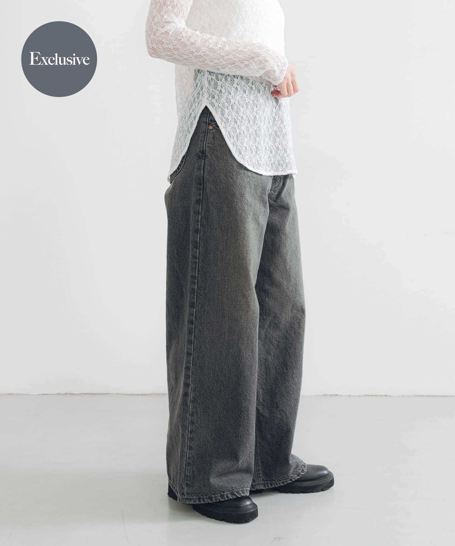 【アーバンリサーチ/URBAN RESEARCH】の『別注』Lee101×URBAN RESEARCH BAGGYPANTS インテリア・キッズ・メンズ・レディースファッション・服の通販 founy(ファニー) 　ファッション　Fashion　レディースファッション　Fashion for Women　パンツ　Pants & Trousers　イエロー　Yellow　コンパクト　Compact, Small Size　デニム　Denim, Jeans Material　別注　Limited Edition, Custom Order　ワイド　Wide, Wide Fit　A/W・秋冬　Autumn/Winter　冬　Winter / This Winter　2025年　2025　2025-2026秋冬・A/W　Autumn/Winter 2025–26 AW25–26　淡BLACK|ID: prp329100004740415 ipo3291000000034246002