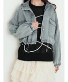 【ルディックパーク/LUDIC PARK】のスタンドネックジャケット(フェイクレザー/デニム) 人気、トレンドファッション・服の通販 founy(ファニー) ファッション Fashion レディースファッション Fashion for Women アウター Coat / Outerwear Collection レディースジャケット・軽アウター Jackets 今季 This Season, Current Season ショート Short, Short Length ジャケット Jacket, Outerwear タイトスカート Pencil Skirt, Tight Skirt タートルネック Turtleneck, High Neck デニム Denim, Jeans Material トレンド Trend, Trending Now ドローストリング Drawstring, Pull Cord ハイネック High Neck, Mock Neck フェイクレザー Faux Leather, PU Leather ポケット Pocket, Pocket Detail ミニスカート Mini Skirt, Short Skirt ロング Long, Long-Length おすすめ Recommended / Our Picks thumbnail サックス|ID: prp329100004740425 ipo3291000000034246153