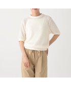 【アフタヌーンティー リビング/Afternoon Tea LIVING】のクレープリブ付きプルオーバー アイボリー|ID: prp329100004740437 ipo3291000000034246267