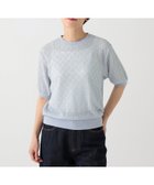【アフタヌーンティー リビング/Afternoon Tea LIVING】のクレープリブ付きプルオーバー ライトブルー|ID: prp329100004740437 ipo3291000000034246269