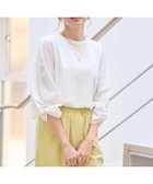 【エニー/ANY】の【洗濯機可/UVケア/アンチピリング】布帛ねじり袖コンビプルオーバー ホワイト[001]|ID: prp329100004740463 ipo3291000000034246593