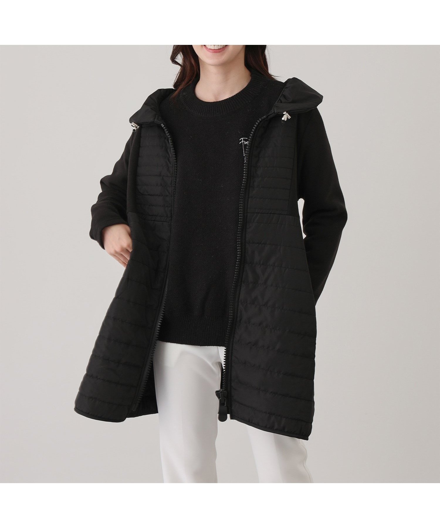 【ジャイロ/JAYRO】のキルティング切替ジップブルゾン 人気、トレンドファッション・服の通販 founy(ファニー) 　ファッション　Fashion　レディースファッション　Fashion for Women　アウター　Coat / Outerwear Collection　ブルゾンジャケット・スポーティアウター　Blouson Jackets　おすすめ　Recommended / Our Picks　キルティング　Quilted, Quilting　シェイプ　Shape, Slim Fit　ジップ　Zip, Zipper　スニーカー　Sneakers, Trainers　ドッキング　Docking, Mixed Material　ブルゾン　Blouson, Bomber Jacket　ボトム　Bottoms, Lower Wear　ポケット　Pocket, Pocket Detail　切替　Switching, Contrast Panel　A/W・秋冬　Autumn/Winter　 other-1|ID: prp329100004740466 ipo3291000000034246624