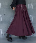 【ハレ/HARE】のシアーフリルプリーツスカート ボルドー38|ID: prp329100004740493 ipo3291000000034608167