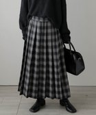 【ラジュール/Lajour】のチェックプリーツスカート 人気、トレンドファッション・服の通販 founy(ファニー) ファッション Fashion レディースファッション Fashion for Women スカート Skirts プリーツスカート / 上品フェミニンスタイル Pleated Skirts チェック Check, Plaid, Tartan トレンド Trend, Trending Now プリーツ Pleats, Pleated ロング Long, Long-Length thumbnail ブラック|ID: prp329100004740514 ipo3291000000034651893