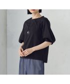 【コムサイズム/COMME CA ISM】のタックスリーブ カットソー ブラック|ID: prp329100004740522 ipo3291000000034247549