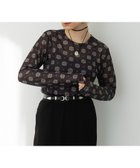 【セットアップセブン/SETUP7】のMAISON BREEZE reveur/crew neck long sleeve printed sheer tops シアートップス 人気、トレンドファッション・服の通販 founy(ファニー) ファッション Fashion レディースファッション Fashion for Women トップス・カットソー Cut & Sew Tops アクセサリー Fashion Accessories インナー Innerwear エレガント 上品 Elegant キャミソール Camisole, Spaghetti Strap Top シアー Sheer, See-Through タンク Tank Top, Sleeveless Top トレンド Trend, Trending Now プリント Print, Printed Pattern リラックス Relax, Relaxed Fit 再入荷 Restock / Back in Stock おすすめ Recommended / Our Picks thumbnail BLK2|ID: prp329100004740532 ipo3291000000034435501