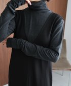 【アンドミー/andme】のシアー なめらか タートルネック evernavy エバーネイビー チャコールグレー|ID: prp329100004740538 ipo3291000000034247701