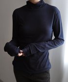 【アンドミー/andme】のシアー なめらか タートルネック evernavy エバーネイビー ネイビー|ID: prp329100004740538 ipo3291000000034247703
