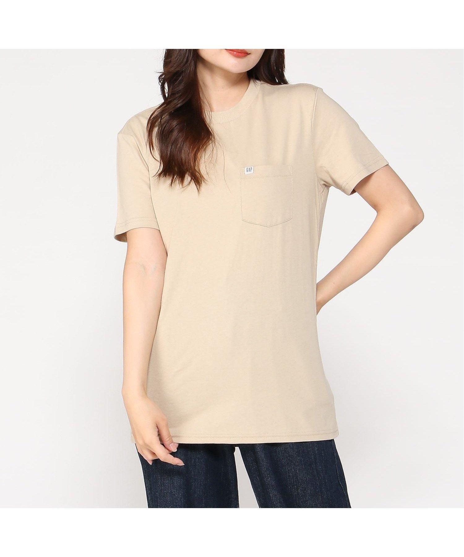 【ギャップ/GAP】のGAPミニロゴ ポケット Tシャツ(ユニセックス) インテリア・キッズ・メンズ・レディースファッション・服の通販 founy(ファニー) 　ファッション　Fashion　レディースファッション　Fashion for Women　トップス・カットソー　Cut & Sew Tops　シャツ・ブラウス・オフィスカジュアル　Elegant Blouses & Button-Ups　ロングTシャツ・Tシャツ　Longline T-Shirts & Tees　パッチ　Patch, Appliqué　ポケット　Pocket, Pocket Detail　半袖　Short Sleeve, Half Sleeve　WICKER|ID: prp329100004740547 ipo3291000000034247822