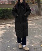 【ミニミニストア/miniministore】のフェイクダウンコート 中綿 ロングコート 人気、トレンドファッション・服の通販 founy(ファニー) ファッション Fashion レディースファッション Fashion for Women アウター Coat / Outerwear Collection コート・ロングコート・ピーコート Long Coats, Peacoats & More ダウンジャケット・軽量ダウン Warm & Lightweight Down Jackets スタイリッシュ Stylish, Fashionable ハイネック High Neck, Mock Neck ロング Long, Long-Length 冬 Winter / This Winter ビジネス 仕事 通勤 Business / Work / Commuting 防寒 Cold Protection, Winter-Ready thumbnail ブラック|ID: prp329100004740554 ipo3291000000034247920