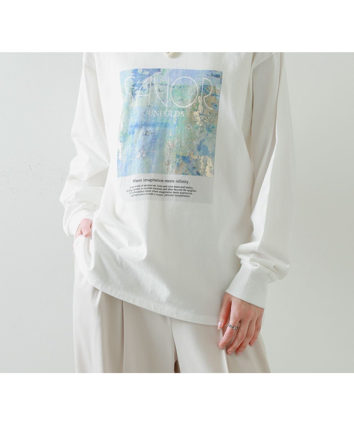 【センスオブプレイス/SENSE OF PLACE by URBAN RESEARCH】のグラフィックTシャツ インテリア・キッズ・メンズ・レディースファッション・服の通販 founy(ファニー) ファッション Fashion レディースファッション Fashion for Women トップス・カットソー Cut & Sew Tops シャツ・ブラウス・オフィスカジュアル Elegant Blouses & Button-Ups ロングTシャツ・Tシャツ Longline T-Shirts & Tees 2025年 2025 2025春夏・S/S Spring/Summer 2025 SS25 グラフィック Graphic, Graphic Design プリント Print, Printed Pattern 人気 Popular, Best Seller 夏 Summer 春 Spring S/S・春夏 SS, Spring/Summer, Warm Season GRAPHIC-D|ID: prp329100004740563 ipo3291000000034454527